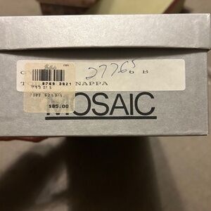 Mosaic sling backs black 80s/90s